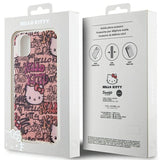 Hello Kitty IML Tags Graffiti case for iPhone 11 / Xr - pink