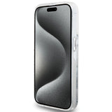 Hello Kitty Liquid Glitter Charms Kitty Head case for iPhone 13 Pro / 13 - silver