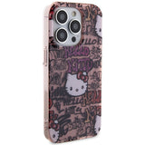 Hello Kitty IML Tags Graffiti case for iPhone 13 Pro Max - pink