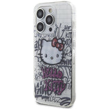 Hello Kitty IML Kitty On Bricks Graffiti case for iPhone 14 Pro - white