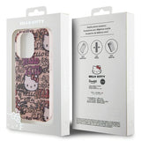 Hello Kitty IML Tags Graffiti case for iPhone 14 Pro - pink