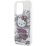 Hello Kitty IML Kitty On Bricks Graffiti case for iPhone 15 Pro - white