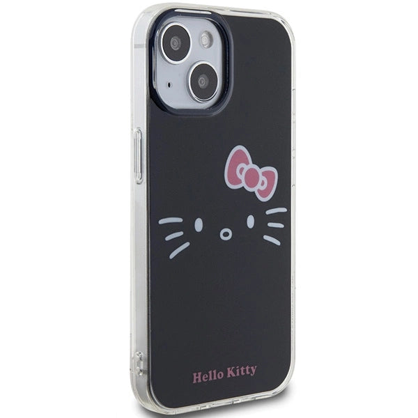 Hello Kitty IML Kitty Face case for iPhone 15 - black