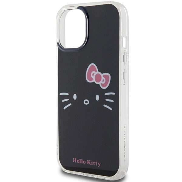 Hello Kitty IML Kitty Face case for iPhone 15 - black