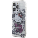 Hello Kitty IML Kitty On Bricks Graffiti case for iPhone 15 Pro Max - white