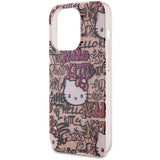Hello Kitty IML Tags Graffiti case for iPhone 15 Pro Max - pink