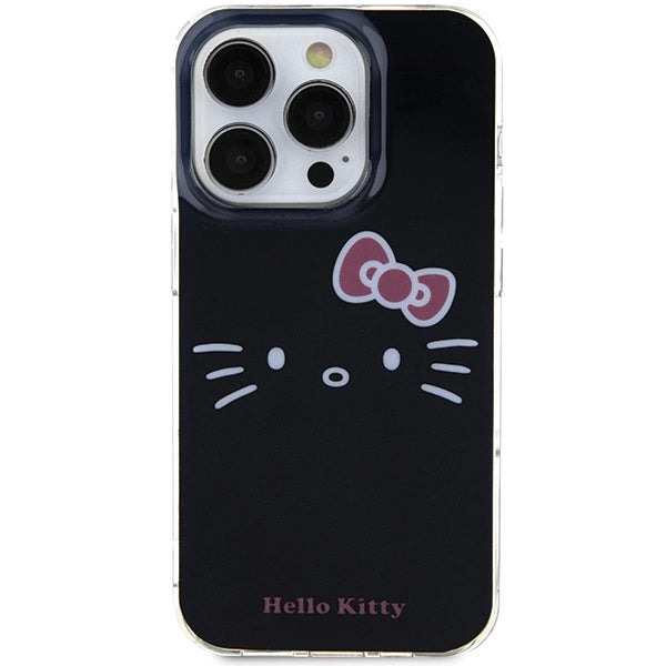 Hello Kitty IML Kitty Face case for iPhone 15 Pro Max - black