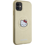 Hello Kitty Leather Kitty Head MagSafe case for iPhone 11 / Xr - gold