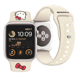 Hello Kitty Silicone Kitty Head strap for Apple Watch 38/40/41mm - beige