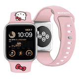 Hello Kitty Silicone Kitty Head strap for Apple Watch 38/40/41mm - pink