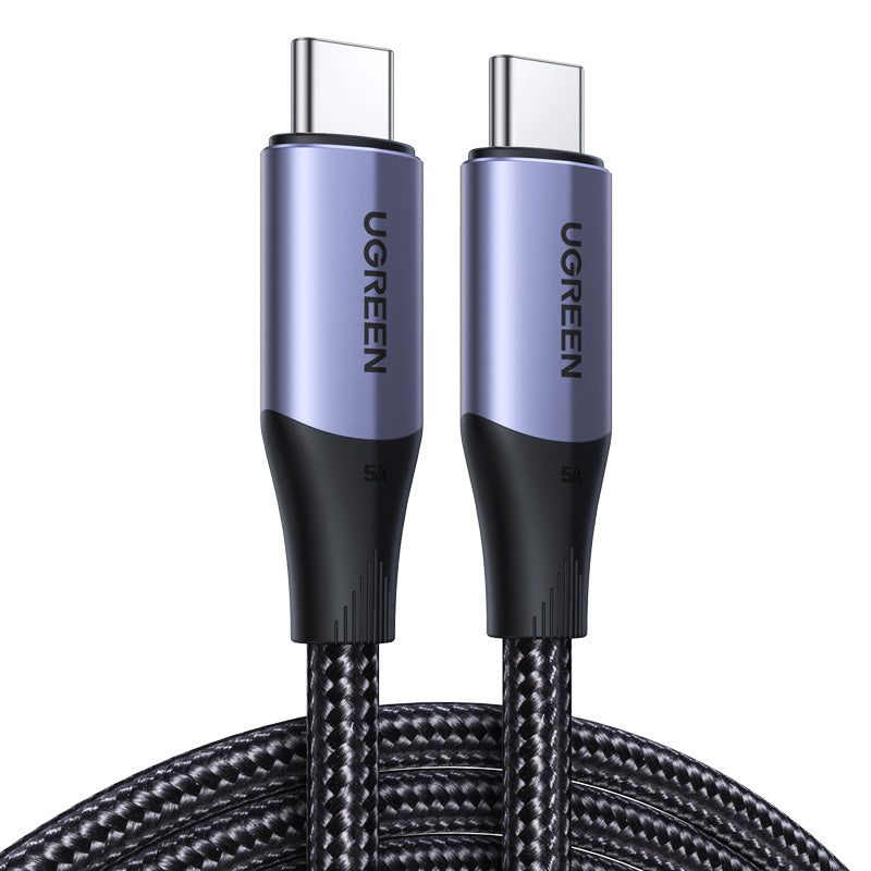 Ugreen US355 USB-C 3.1 Gen 2 / USB-C 3.1 Gen 2 kabel 1 m - sort