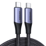 Ugreen US355 USB-C 3.1 Gen 2 / USB-C 3.1 Gen 2 kabel 1 m - sort