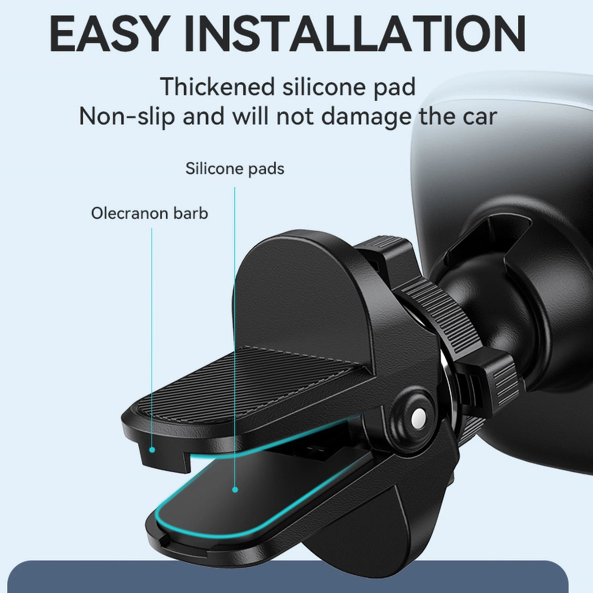 Wozinsky WUMTK Magnetic Phone Holder for Car Air Vent - Black