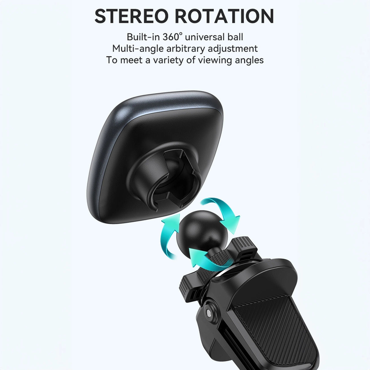 Wozinsky WUMTK Magnetic Phone Holder for Car Air Vent - Black