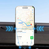 Wozinsky WUMID-telefonholder med 15W induktiv oplader til bilens instrumentbræt - sort