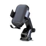 Wozinsky WUMID-telefonholder med 15W induktiv oplader til bilens instrumentbræt - sort