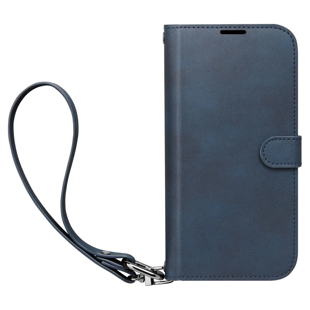 Spigen Wallet S Pro Case til iPhone 15 Pro - Navy Blue
