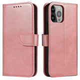 Magnet Case til Samsung S24 Plus med klap og tegnebog - pink