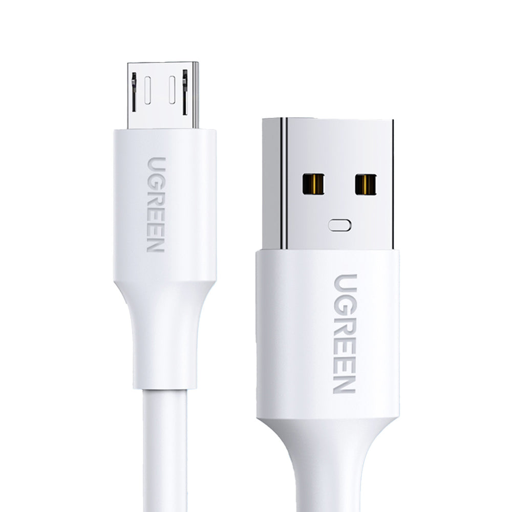 Grøn US289 60142 mikro USB / USB-A kabel 1,5 m - hvid