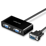 Ugreen 40254 1x2 VGA Splitter 1920x1440 60Hz - sort