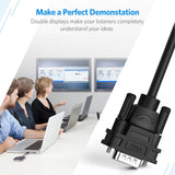 Ugreen 40254 1x2 VGA Splitter 1920x1440 60Hz - sort