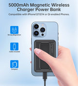 Choetech B662 trådløs MagSafe 5000mAh powerbank - sort