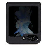 BMW læder Hot Stamp case til Samsung Galaxy Z Flip 5 - sort