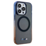 BMW Gradient Bumper MagSafe-hylster til iPhone 15 Pro Max - grå