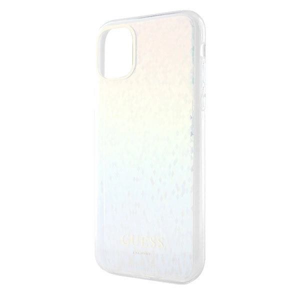 Guess IML Faceted Mirror Disco Iridescent case for iPhone 11 / Xr - multicolor