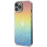 Guess IML Faceted Mirror Disco Iridescent case for iPhone 12/12 Pro - multicolor