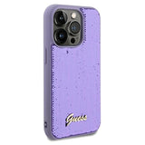 Guess Sequin Script Metal case for iPhone 13 Pro / 13 - purple