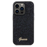 Guess Disco Metal Script case for iPhone 14 Pro - black