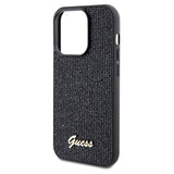 Guess Disco Metal Script case for iPhone 14 Pro - black