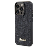 Guess Disco Metal Script case for iPhone 14 Pro Max - black