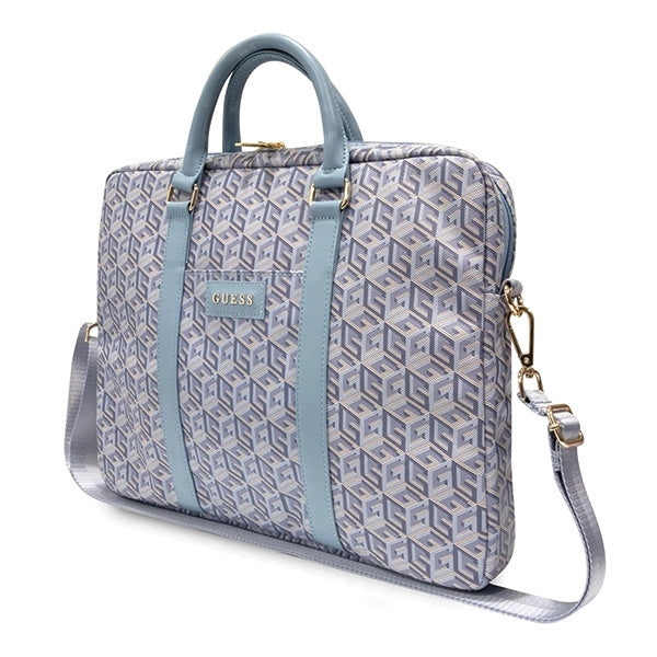 Guess GCube Stripes bag for a 16" laptop - blue