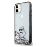 Karl Lagerfeld Liquid Glitter Choupette case for iPhone 11 / Xr - transparent