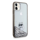 Karl Lagerfeld Liquid Glitter Choupette case for iPhone 11 / Xr - transparent