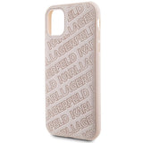 Karl Lagerfeld Quilted K Pattern case for iPhone 11 / Xr - pink