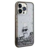 Karl Lagerfeld Liquid Glitter Choupette case for iPhone 13 Pro Max - transparent