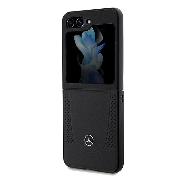 Mercedes Leather Urban case for Samsung Galaxy Z Flip 5 - black