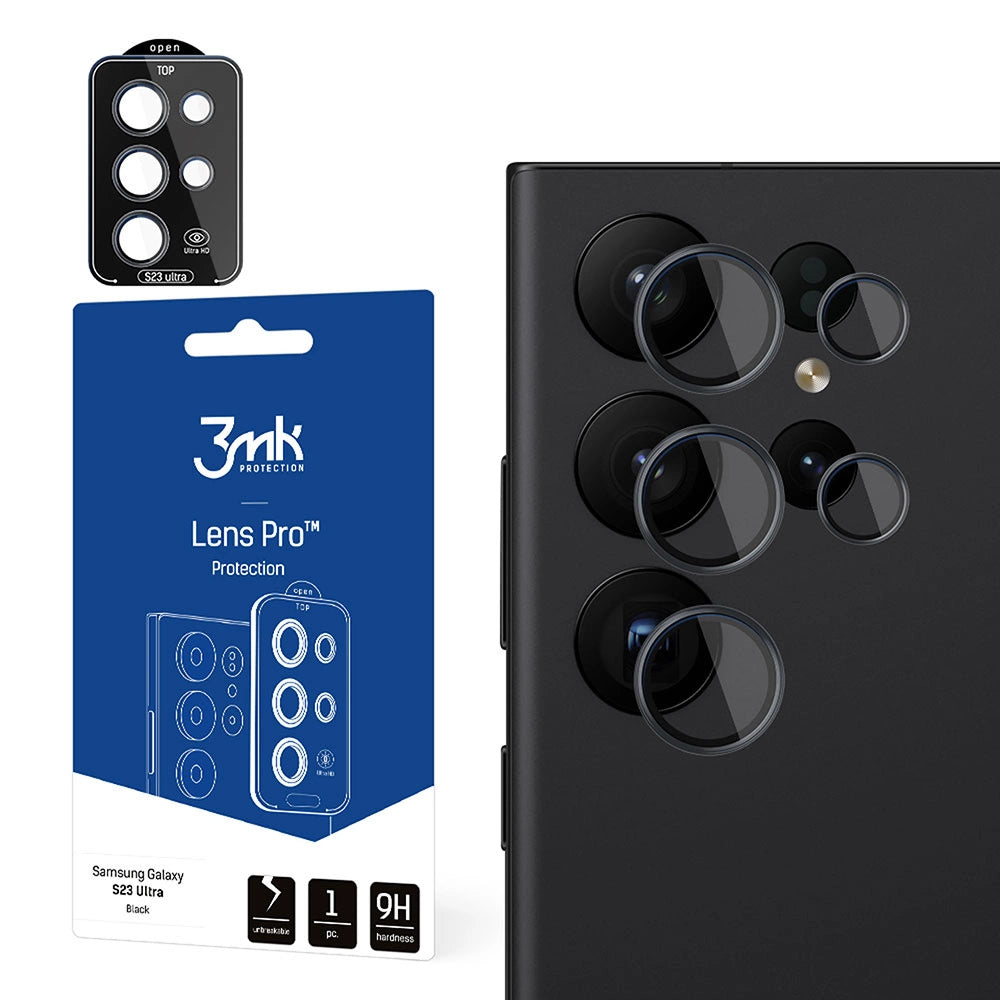 3mk Lens Protection Pro Camera Cover til Samsung Galaxy S24 Ultra - sort