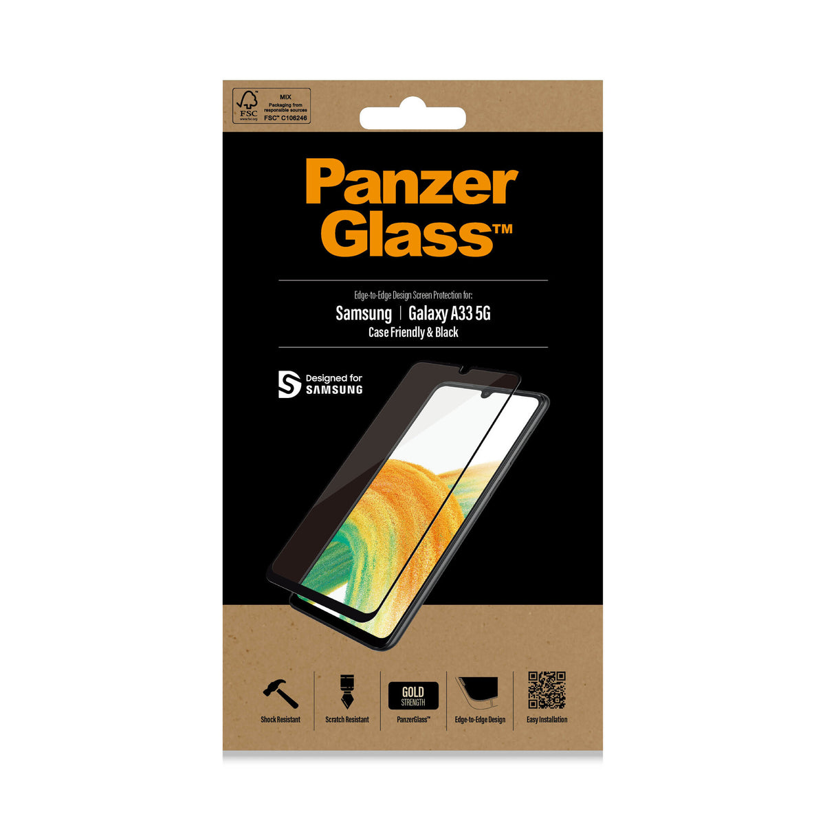 PanzerGlass ® Skærmbeskyttelse Samsung Galaxy A33 5G
