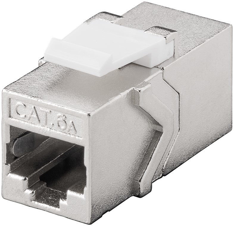GOOBAY - Keystone RJ45 mellemled - 2 x RJ45(8P8C) hun, CAT6a skærmet
