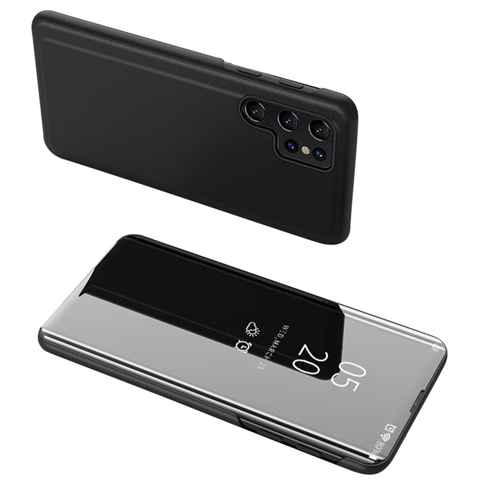 Clear View Case til Xiaomi POCO C65 / Redmi 13C med flap - sort