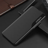 Eco Leather View Case til Xiaomi POCO C65 / Redmi 13C med flap - sort