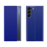Ny Sleep View Case Samsung A05S Blå