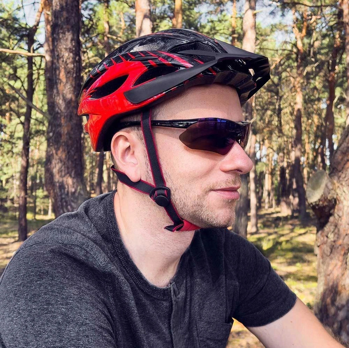 Rockbros 10003 Polarized Cycling Glasses - Black