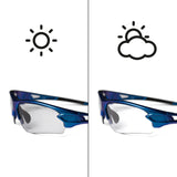 Rockbros 10069 fotokromiske UV400 cykelbriller - blå