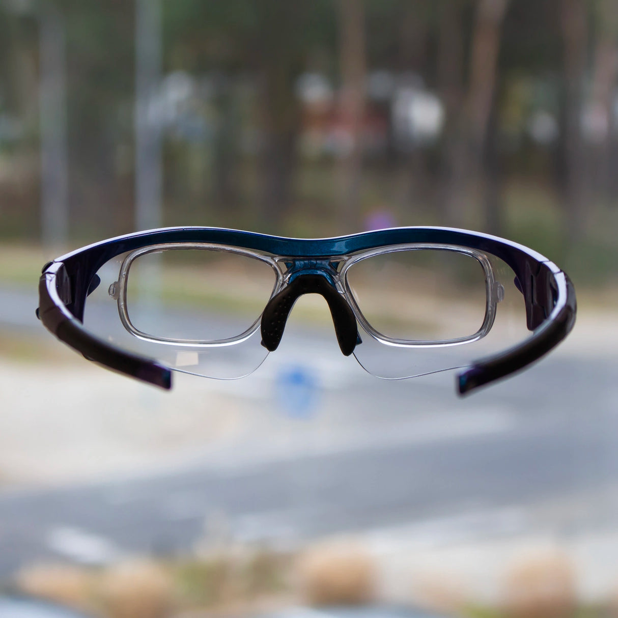 Rockbros 10069 fotokromiske UV400 cykelbriller - blå