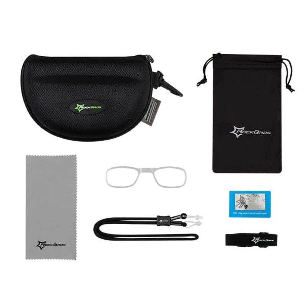 Rockbros 10143 fotokromiske UV400 cykelbriller - sort